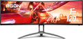 AGON Curved Gaming Monitor 49" (AG493UCX), Dual QHD 5120X1440 @ 120Hz, VA Panel, 1Ms 120Hz Adaptive-Sync, 121% Srgb, Height Adjustable, 4-Yr Zero Dead Pixels Manufacturer Guarantee